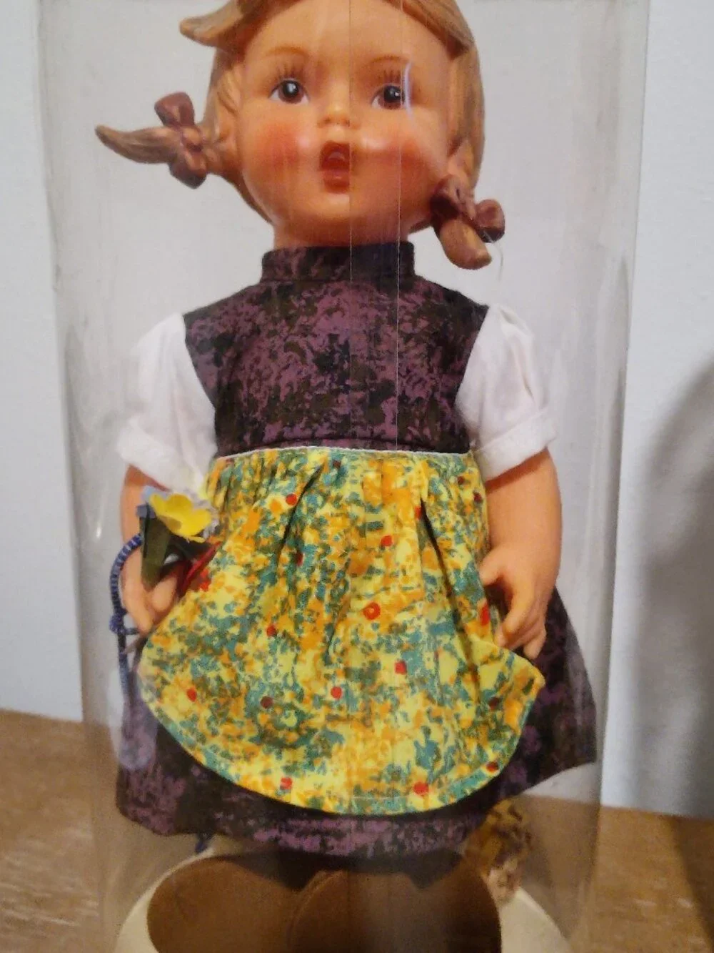 Girl and boy Gobel dolls in original containers